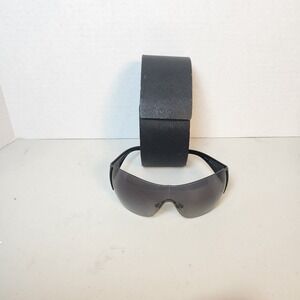 Prada SPR 22M Women's Tortoise Shield Sunglasses Gray Gradient Lens Read Desc.